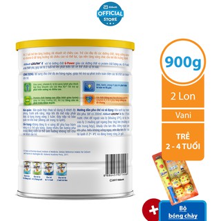 [Mã FMCG80 giảm 10% đơn từ 400K] Bộ 02 Lon Sữa Bột Abbott Grow 4 - 900g/Lon