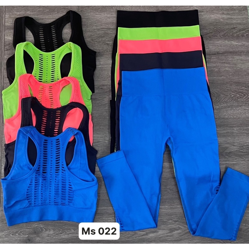 Set dài dệt nữ đan lưng gym, thể thao,yoga