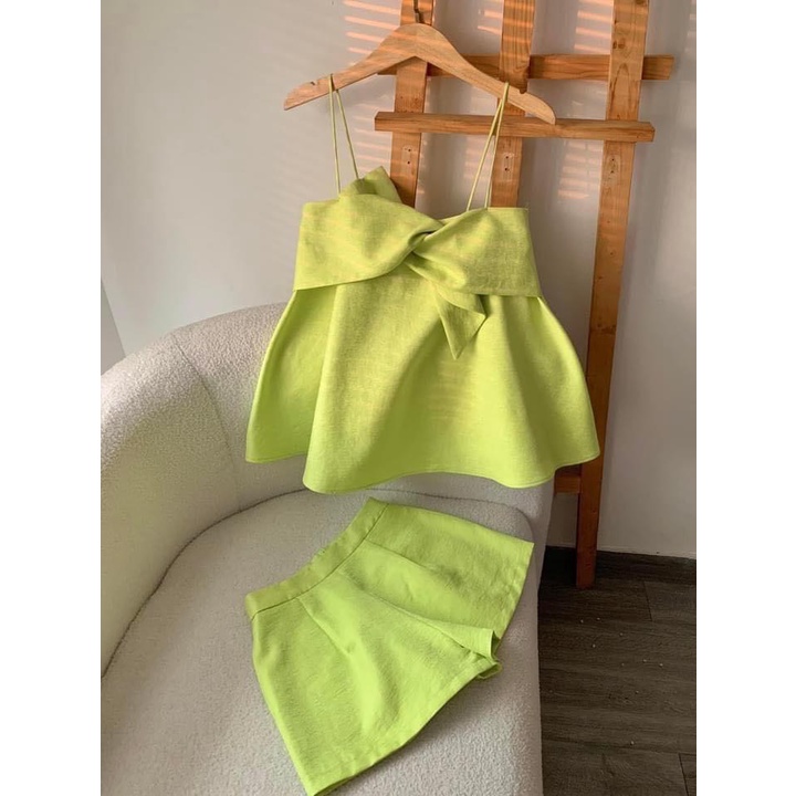 Set bộ 2 dây dạo phố xinh , bộ đồ sexy bánh bèo nữ B16