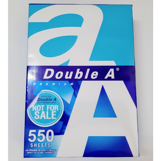 Giấy in Double A - A4 ĐL 70gsm / 80gsm (550 tờ)  CHÍNH HÃNG