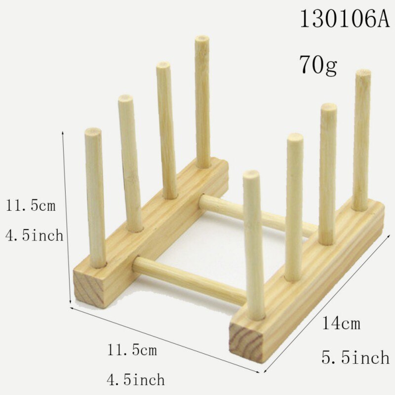 Khay Gỗ Úp Chén Đĩa Ráo Nước Sắp Xếp Gọn Gàng Cho Nhà Bếp Giá Đỡ