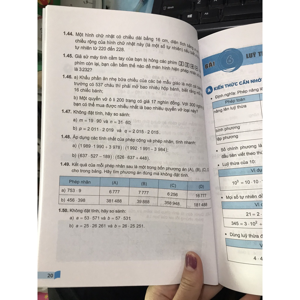Sách Bài tập toán 6 tập 1 ( Kết nối tri thức và Bán kèm 1 cuốn Bé tập tô màu 15k )