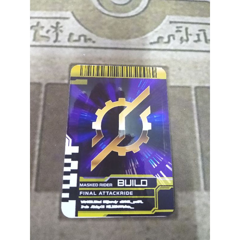 Thẻ bài sưu tầm card in kamen rider Decade đọc được 2 mặt trong Driver Kamen Rider Final attackride Build