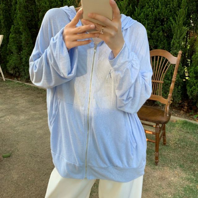Áo khoác choàng mỏng chống nắng thun mỏng ulzzang | BigBuy360 - bigbuy360.vn