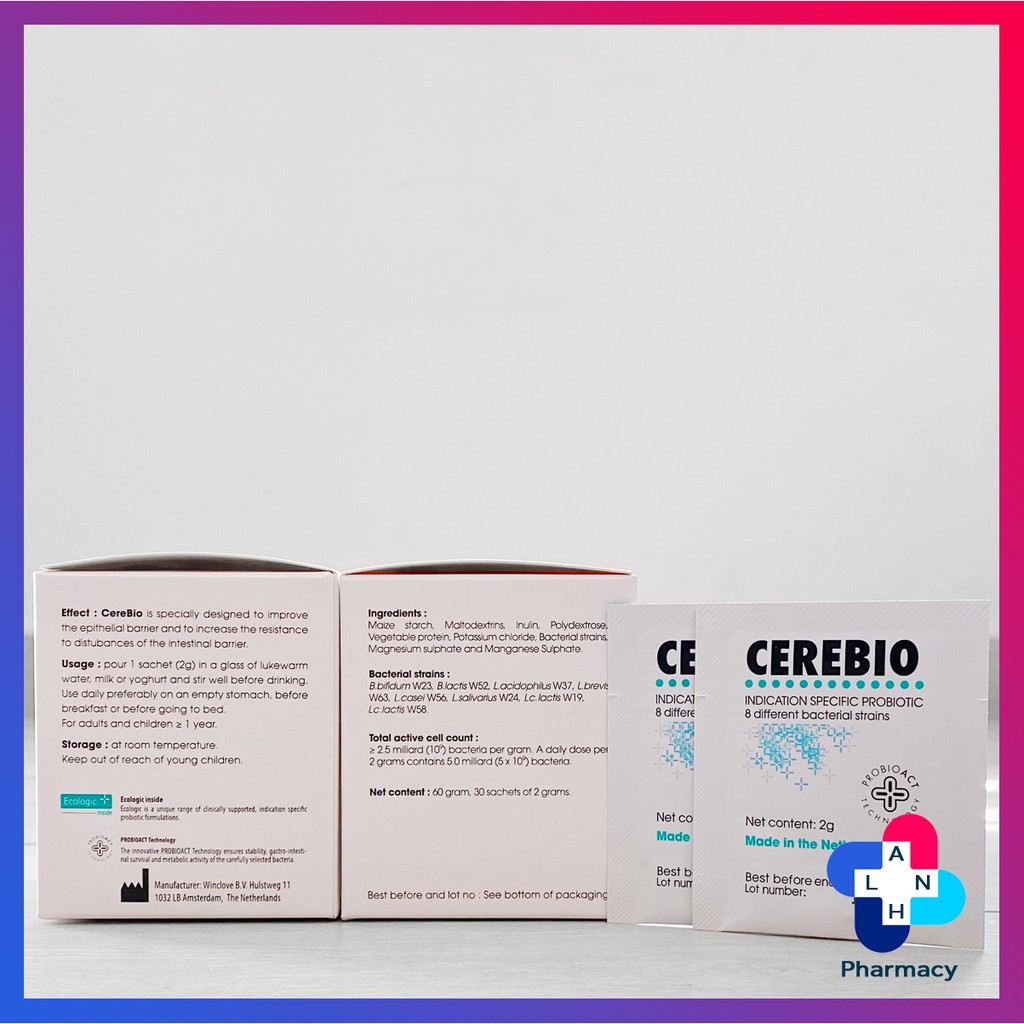 CEREBIO - Hỗ trợ cải thiện sức khỏe đường ruột.