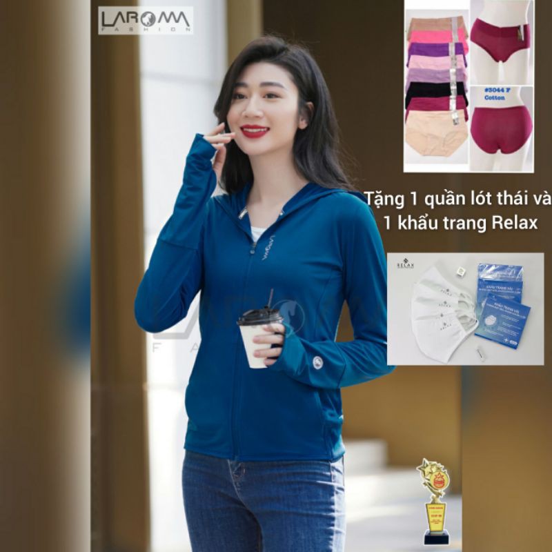 ( Tặng 1 quần lót thái giá 40k) Áo chống nắng nữ Laroma mẫu mơi 2021