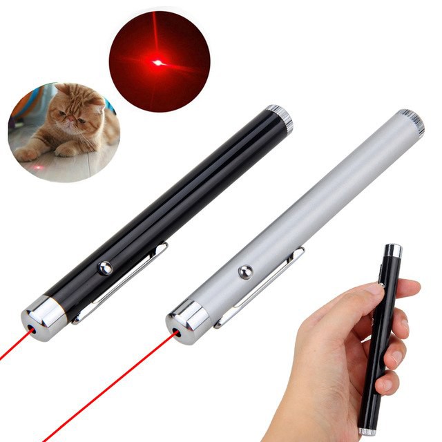 Bút laser Chỉ Bảng Thuyết Trình Vỏ Kim Loại Sơn Mạ Các Màu Điểm Sáng To Chỉ Xa -LZ3393