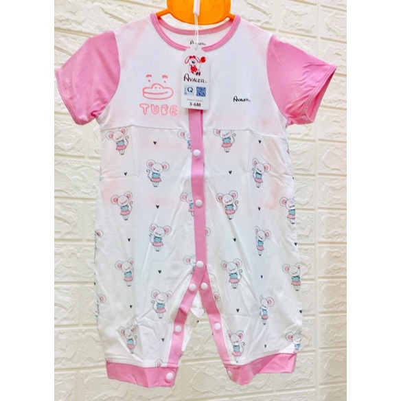 Body AVALER chính hãng cho bé vải sợi tre bamboo