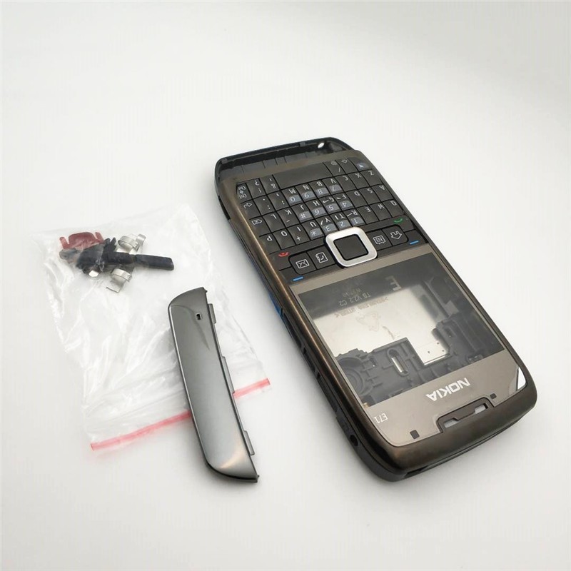 Khuôn vỏ điện thoại toàn diện kèm phím bấm tiếng Anh cho Nokia E71