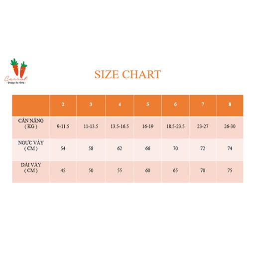 Váy bé gái CARROT, 2 dây chun vai họa tiết vàng 3 tầng, chất Thô cotton thoáng mát thấm hút mồ hôi