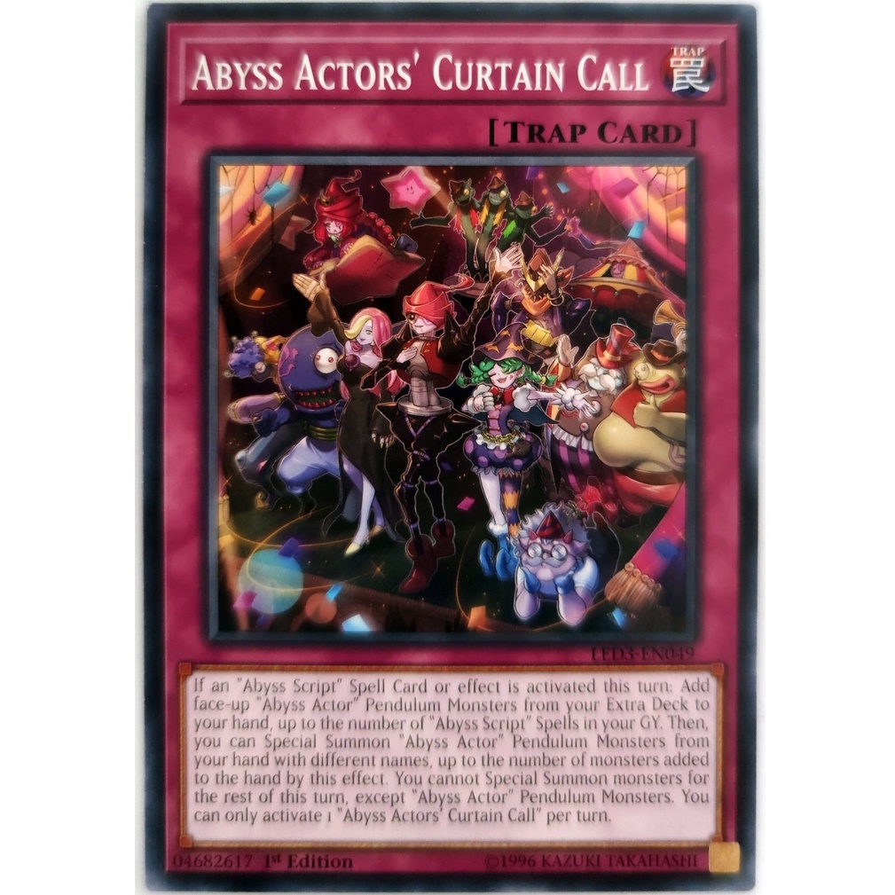 [Thẻ Yugioh] Abyss Actors' Curtain Call |EN| Common