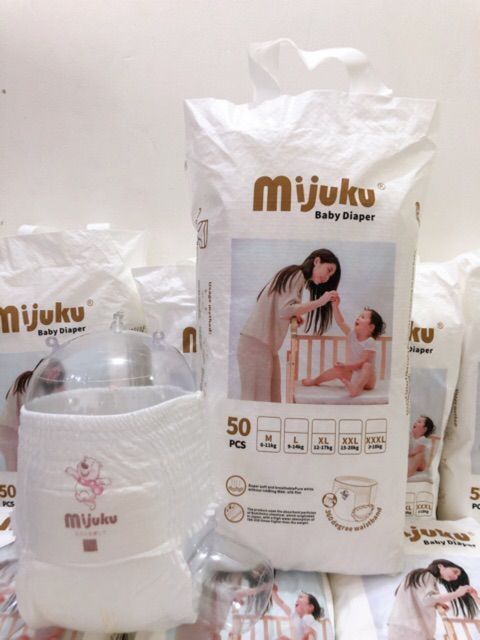 Bỉm quần xuất Nhật Mijuku M50/L50/Xl50/XXL50