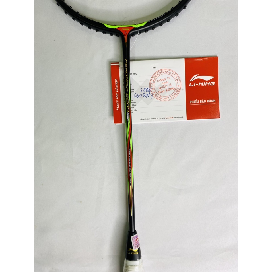 [ Quà Khủng ] 1 Cây Vợt Cầu Lông Li-Ning AERONAUT 6000 Prower Tặng Cước No1 Chính Hãng Lining + Công Căng Vợt + Bao Đựng