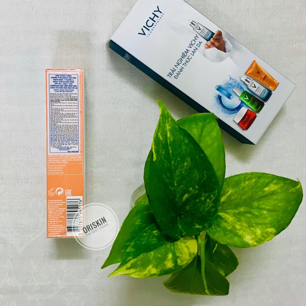 [MỚI] Vichy Kem Chống Nắng Chống Ô Nhiễm Và Bụi Mịn Hàng Ngày SPF50+ Chống Tia UVA &amp; UVB Capital Soleil 50ML