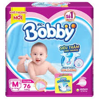 Tã dán Bobby S80/M76/L68/XL62/XXL56