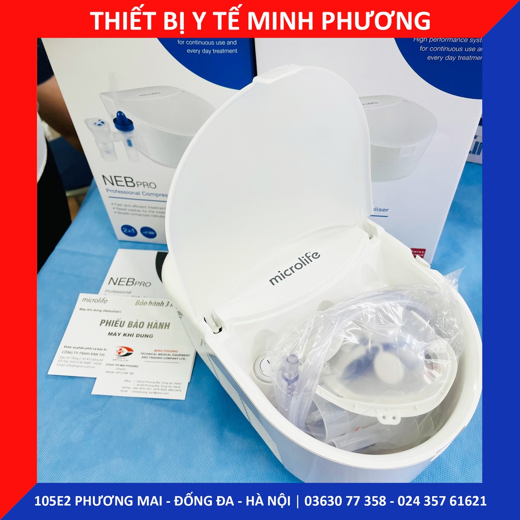 [Chính hãng] Máy xông khí dung mũi họng MICROLIFE NEBPRO