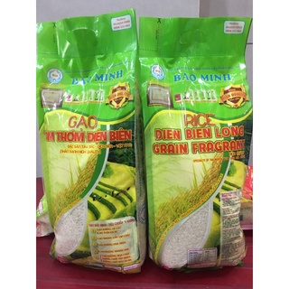 Gạo tám thơm Điện biên Bảo Minh 3kg