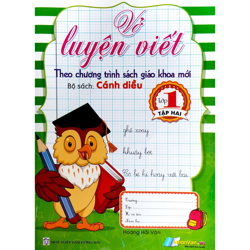 Sách - Vở luyện viết 1 - Tập 2 (Theo chương trình sách giáo khoa mới thuộc bộ sách Cánh Diều)