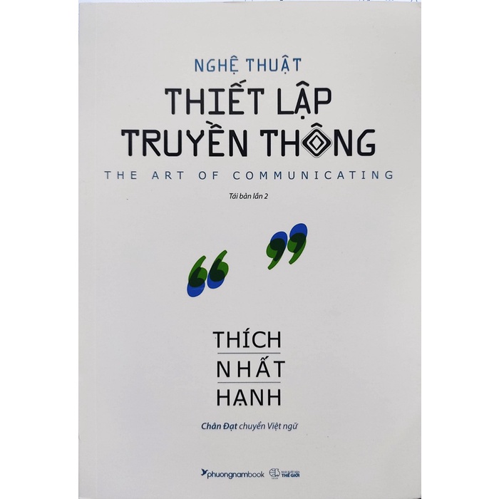 Sách - Nghệ thuật thiết lập truyền thông - Tác giả Thích Nhất Hạnh