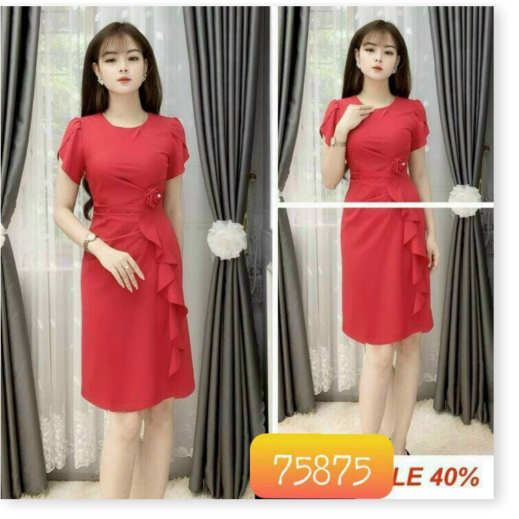 ĐẦM UMI ĐÍNH NGỌC SANG TRỌNG,2 MÀU XINH XẮN CHO MÙA HÈ NĂM 2021 LANA FASHION