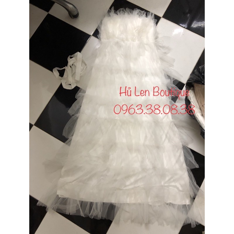 [Mã WAMT1505 giảm 10K đơn 0K] ĐẦM REN TẦNG BẸT VAI (KÈM VIDEO HÌNH THẬT) | BigBuy360 - bigbuy360.vn