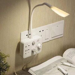 Ổ điện đa năng USB kiêm đèn chiếu sáng có triết áp