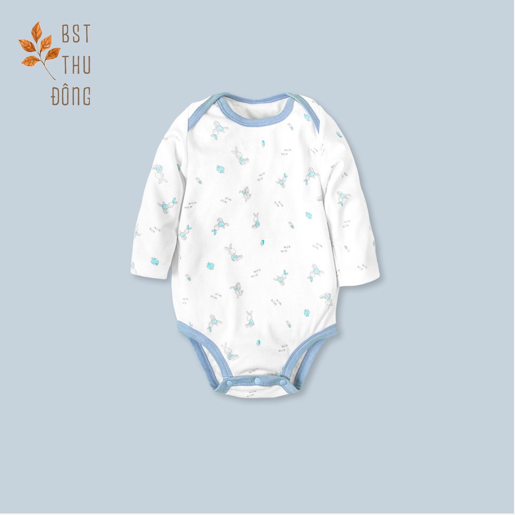 Bodysuit Tay Dài Thỏ Dày-Miomio-từ 0-12 tháng