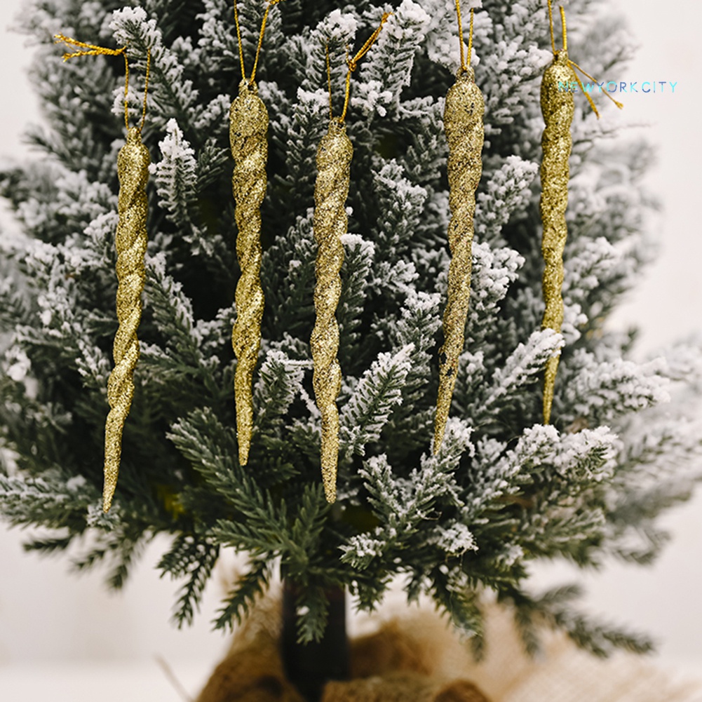 Set 12 / 5 Que Kem Giả Trang Trí Giáng Sinh