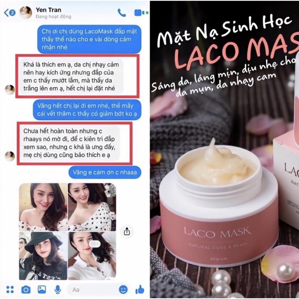 Mặt Nạ Dưỡng Da LACO MASK