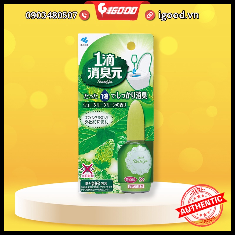 Nước nhỏ thơm bồn cầu Kobayashi Shoshugen Nhật Bản 20ml