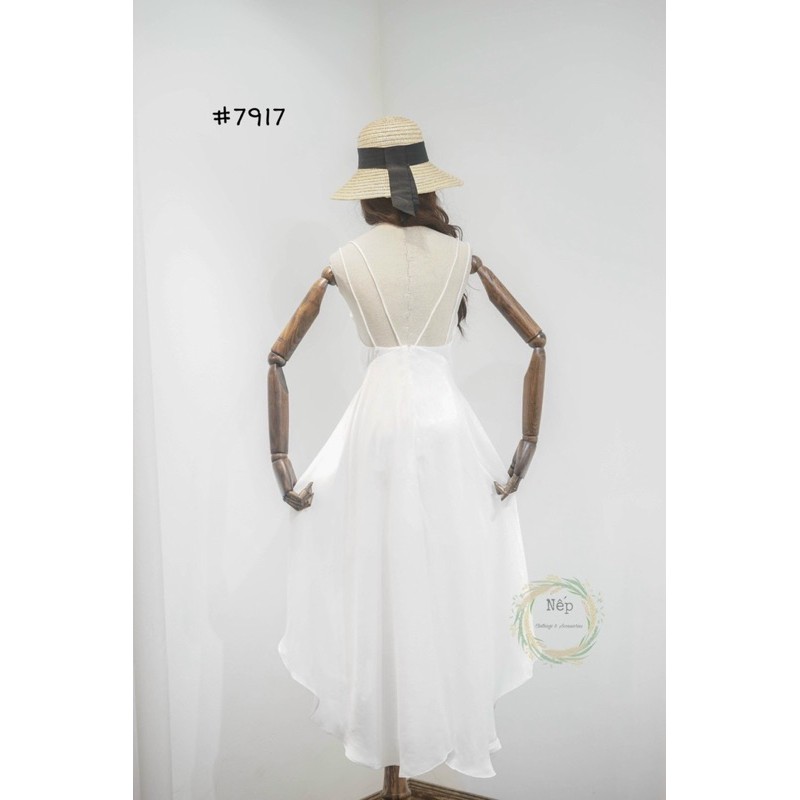 Váy dây maxi loại 1- hở lưng - xẻ vạt  [HOT NHẤT] chất siêu xịn