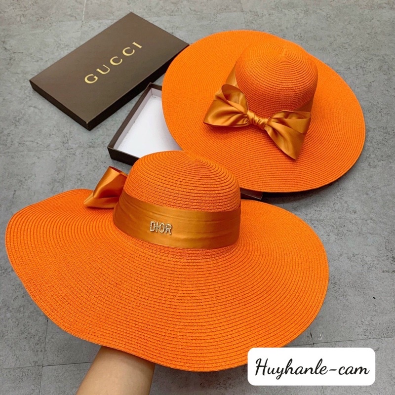 Mũ đi biển vành đại nơ sang ( hàng siêu dầy đẹp)