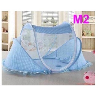 Mùng Chụp tự bung Tránh Muỗi Cho Bé. Tặng Kèm Đèn Pin Lấy Ráy Tai, Hàng Đảm bảo chuẩn