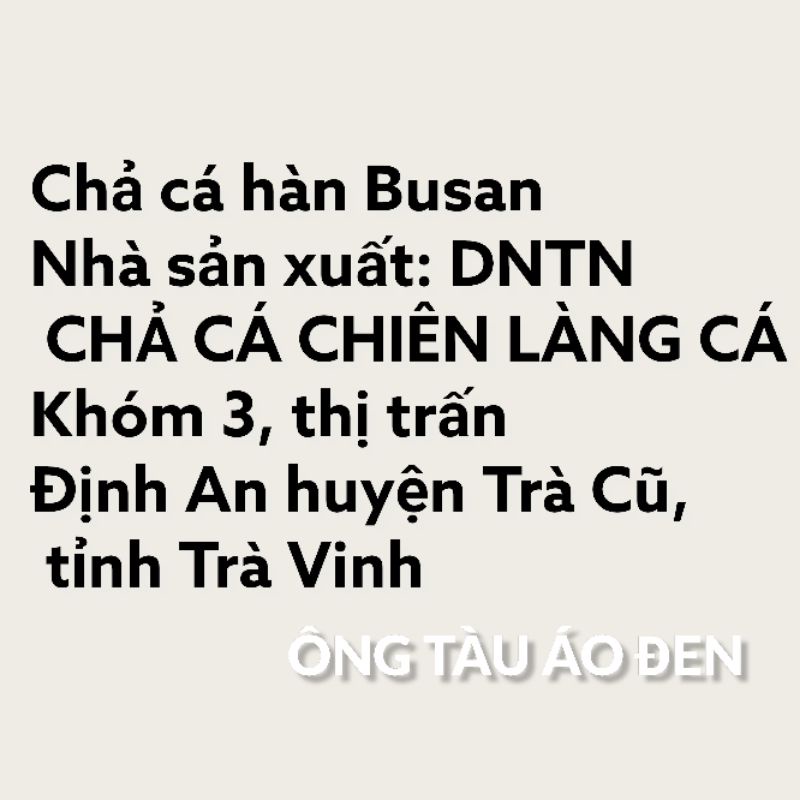 Chả cá hàn quốc gói 450gr