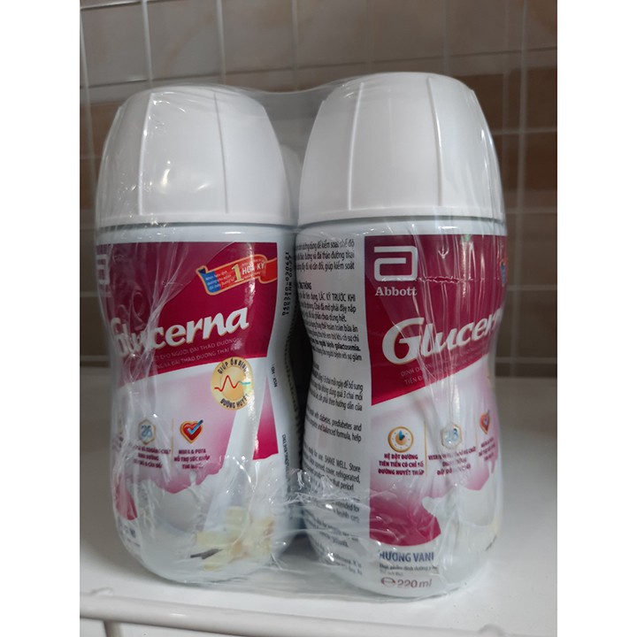 Sữa nước Abbott Glucerna Hương Vani 220ml (Lốc 6 chai)