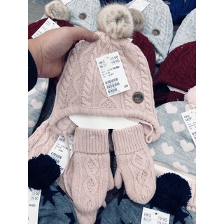 Set Mũ + Bao tay xuất dư HM