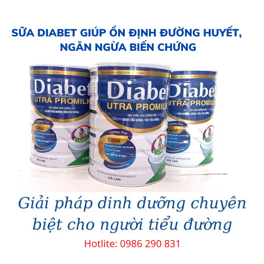 Sữa tiểu đường, tiền thiểu đường Diabet, giúp ổn định đường huyết, sữa non tăng kháng thể, ngăn ngừa biến chứng.lon 900g