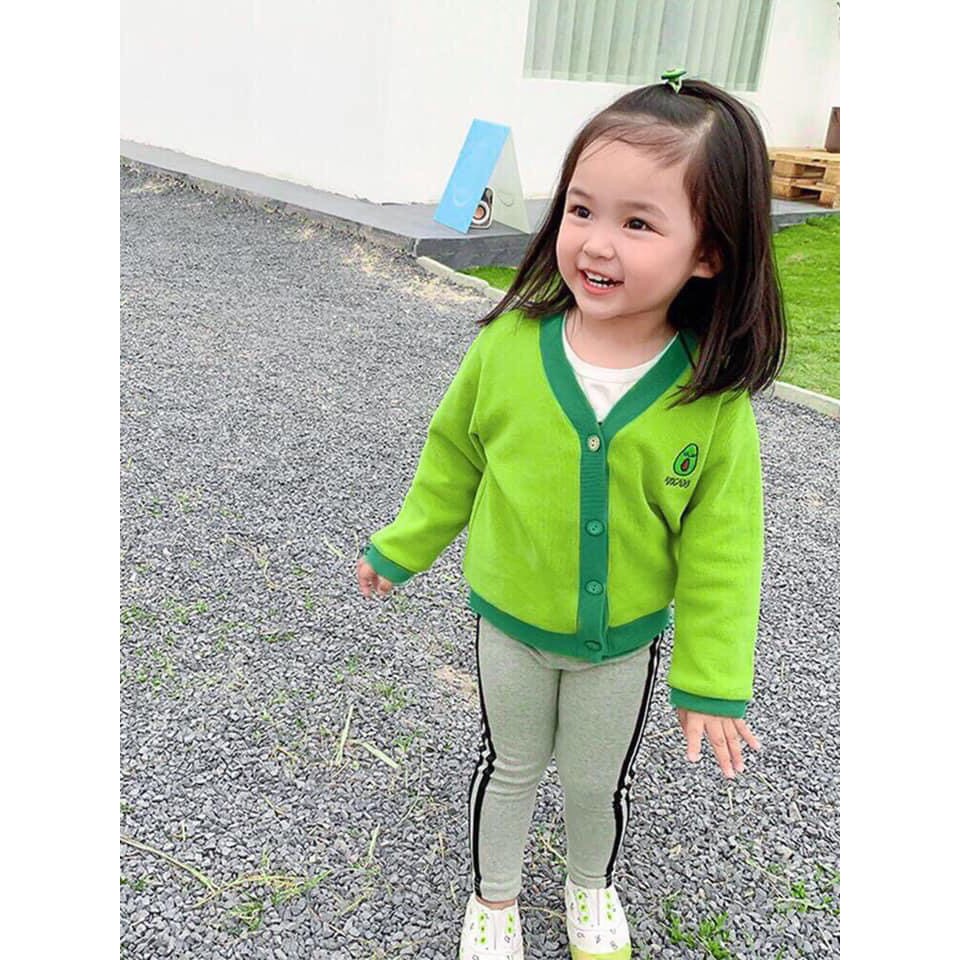 Áo khoác cardigan cho bé 8-18kg chất len nhẹ cao cấp có bo thun ở cổ tay và eo giúp bé giữ ấm tốt BBShine – AK020