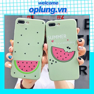 Ốp điện thoại in hình miếng dưa hấu dễ thương cho Iphone 6 6S 6/6S+ 7 8 7/8+ X XS XSMAX XR a255