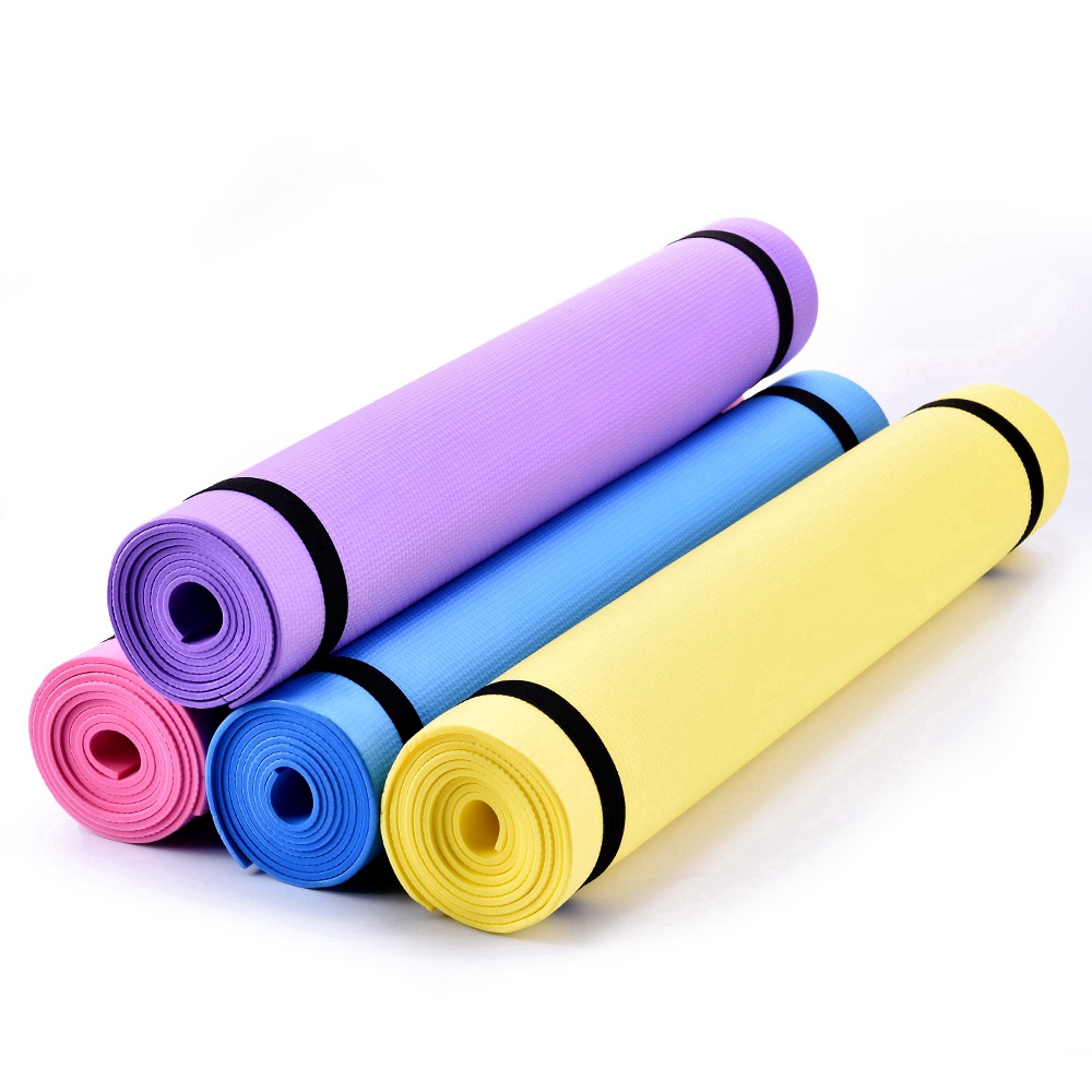 4MM Thick EVA Comfort Foam Yoga Mat Household Indoor Yoga for Pilates Exercise Mat