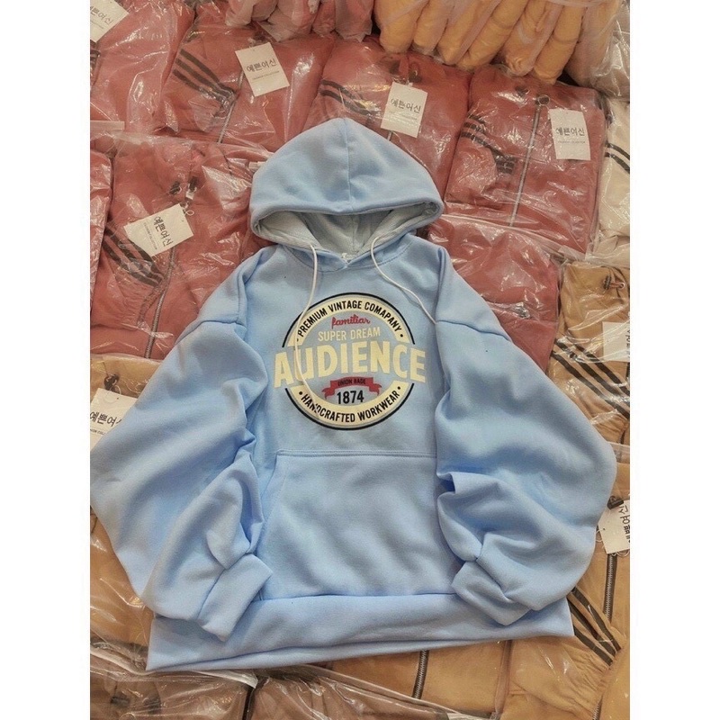 Áo khoác hoodie nữ nón 2 lớp tay phồng vải nỉ ngoại dày mịn cao cấp gây bão thị trường việt bao đẹp