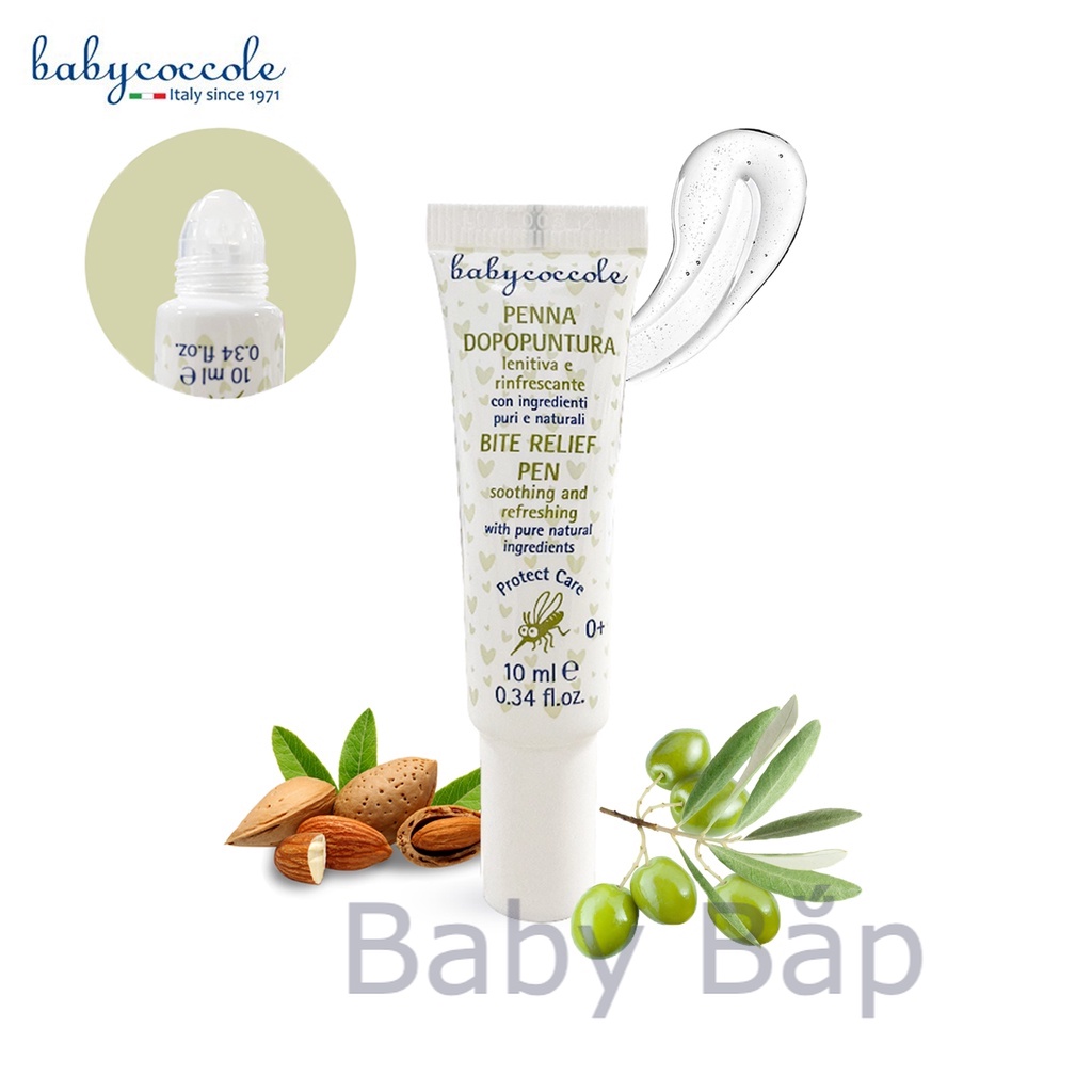 Bút chấm vết muỗi đốt chiết xuất hạnh nhân và dầu oliu Babycocole 0M+