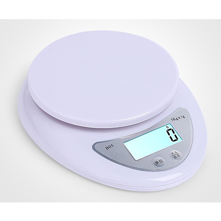 Cân Điện Tử Nhà Bếp Mini Electronic Kitchen Scale Cân Thực Phẩm 5Kg – 1G Kèm Pin