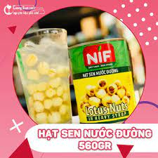 Hạt Sen Nước Đường NIF 560gr