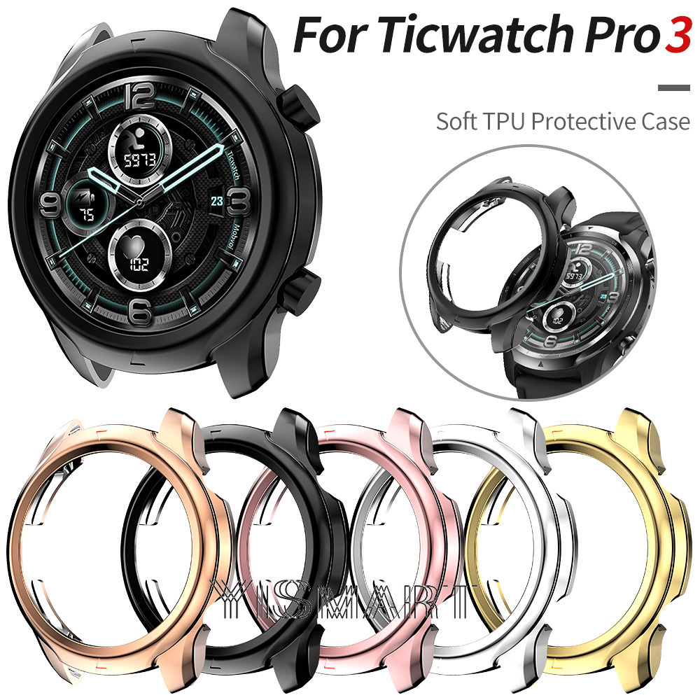 Khung Bảo Vệ Bằng Tpu Mềm Siêu Mỏng Cho Đồng Hồ Ticwatch Pro 3