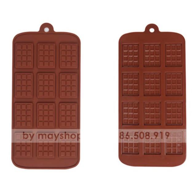 Khuôn silicone MIẾNG SOCOLA MỎNG