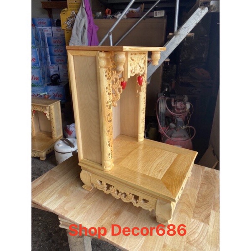 Khám Thờ Thần tài gỗ thông nhập khẩu 100%