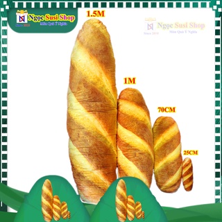 [GIÁ CỰC SỐC] Gấu Bông Gối Ôm Bánh Mì 3D Size Nhí 25cm Cao Cấp [Siêu Cute]
