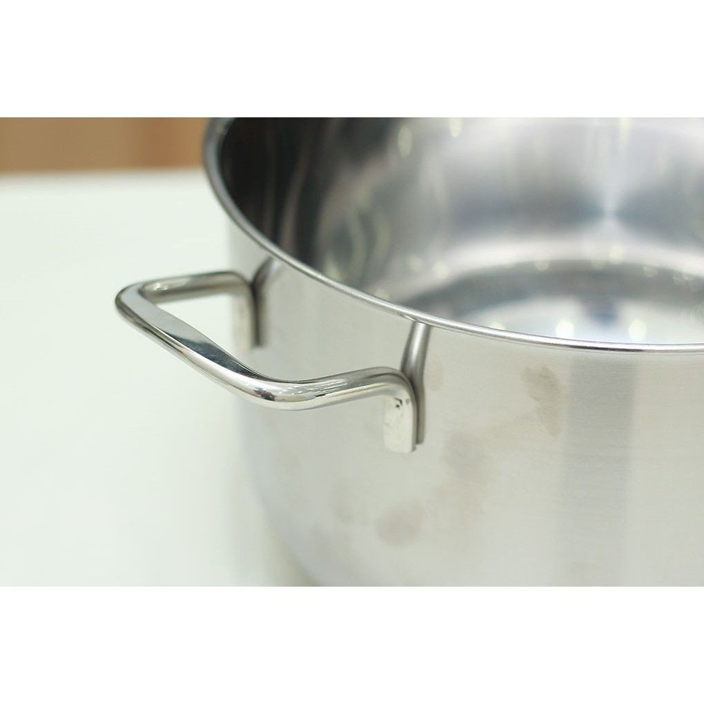 Bộ xửng hấp 3 đáy inox 430 Fivestar Standard bếp từ nắp inox