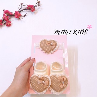 Set tất thú + băng đô sơ sinh (0-1 tuổi)